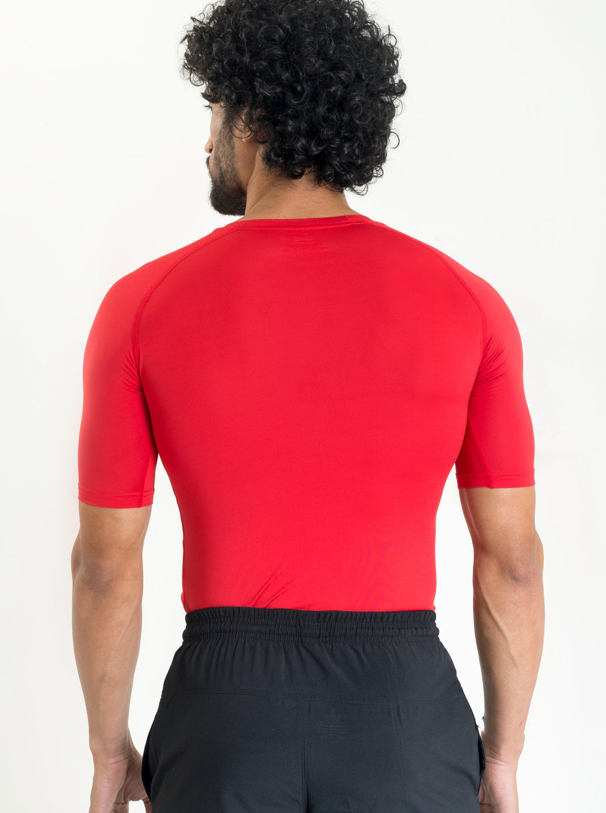 RED HALF SLEEVE COMPRESSION