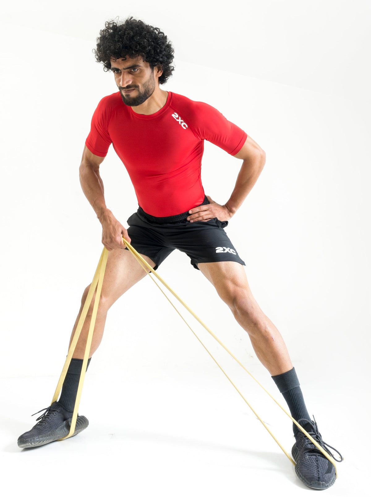 RED HALF SLEEVE COMPRESSION