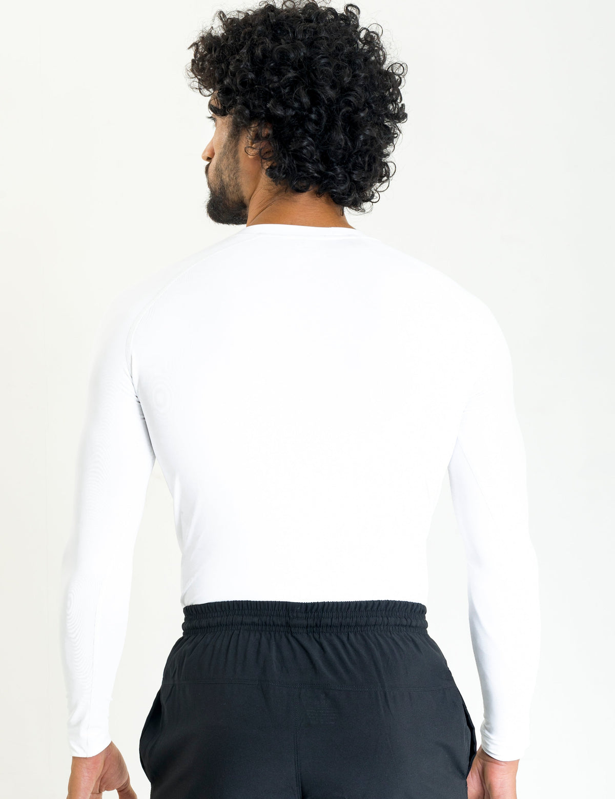 WHITE FULL SLEEVE COMPRESSION