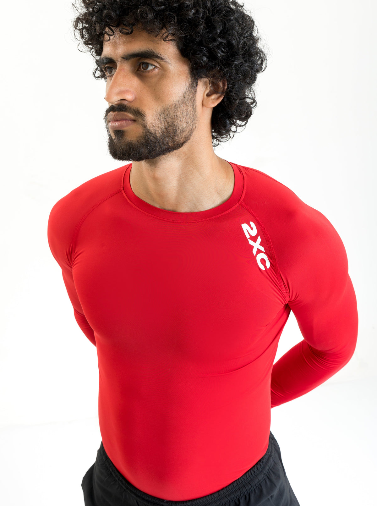 RED FULL SLEEVE COMPRESSION