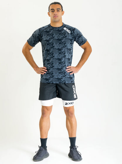 WHITE HALF BOTTOM COMPRESSION