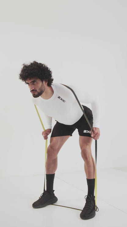 WHITE FULL SLEEVE COMPRESSION