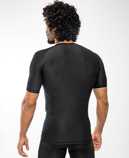 BLACK HALF SLEEVE COMPRESSION